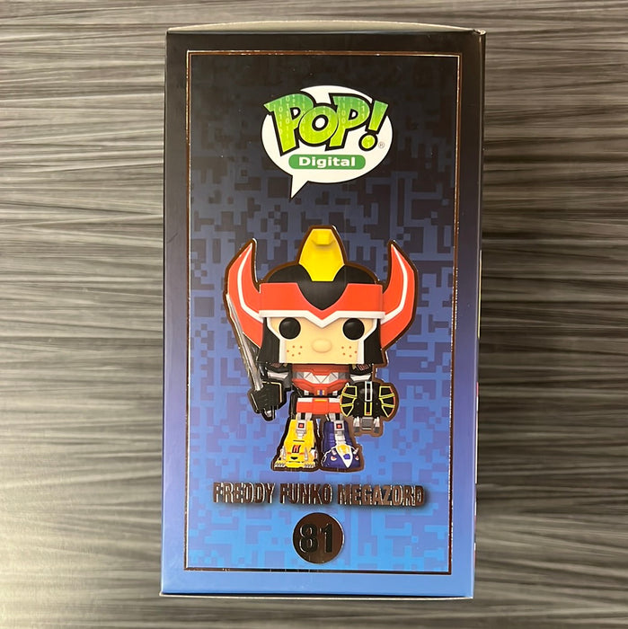 Funko POP! Digital: Mighty Morphin Power Rangers - Freddy Funko Megazord (NFT Release)(2400 PCS)(Damaged Box) #81