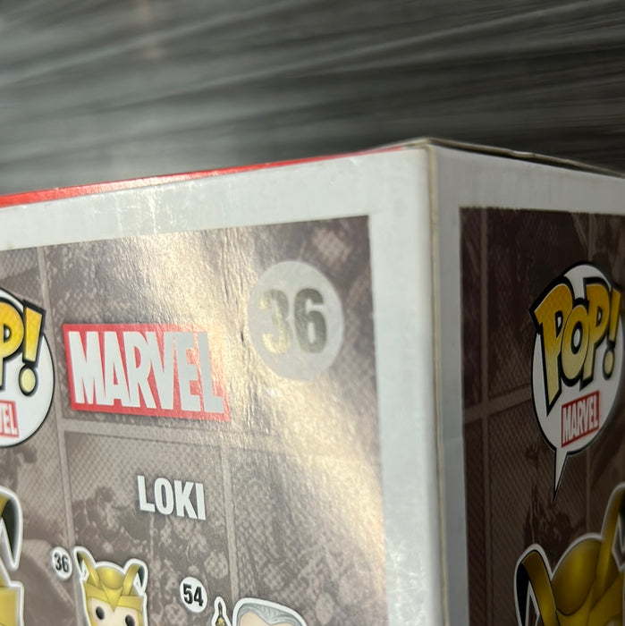 Funko POP! Marvel: Marvel - Loki (Hot Topic)(Damaged Box)[B] #36