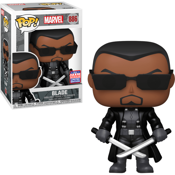 Funko POP! Marvel: Blade (2021 Summer Convention)(Damaged Box) #886