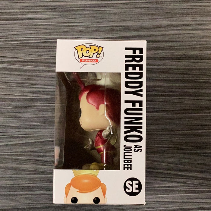 Funko POP! Freddy Funko As Jollibee [Metallic](2021 Box of Fun/1000 PCS)(Damaged Box) #SE