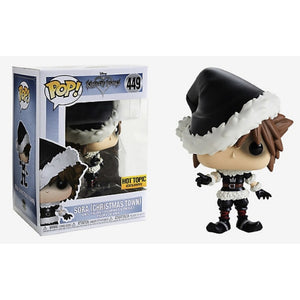 Funko POP! Kingdom Hearts! Sora [Christmas Town](Hot Topic)(Damaged Box)  #449