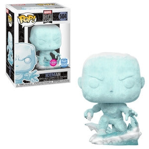 Funko POP! Marvel 80 Years - Iceman (Flocked)(Funko)(Damaged Box) #504