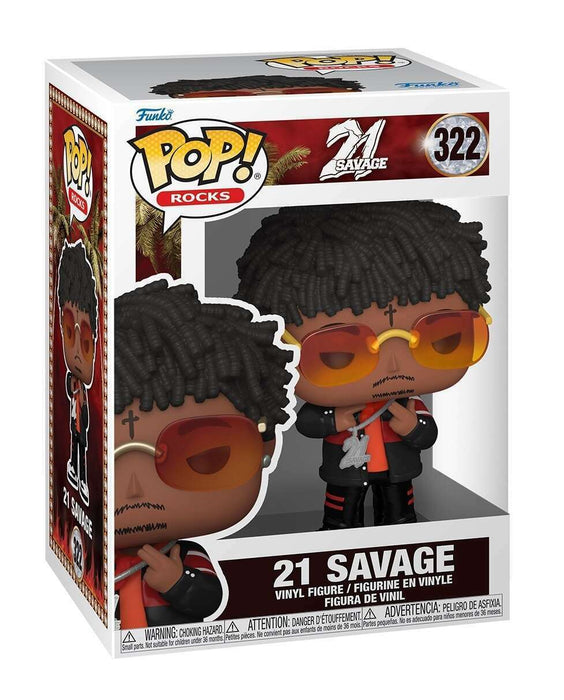 Funko POP! Rocks: 21 Savage #322