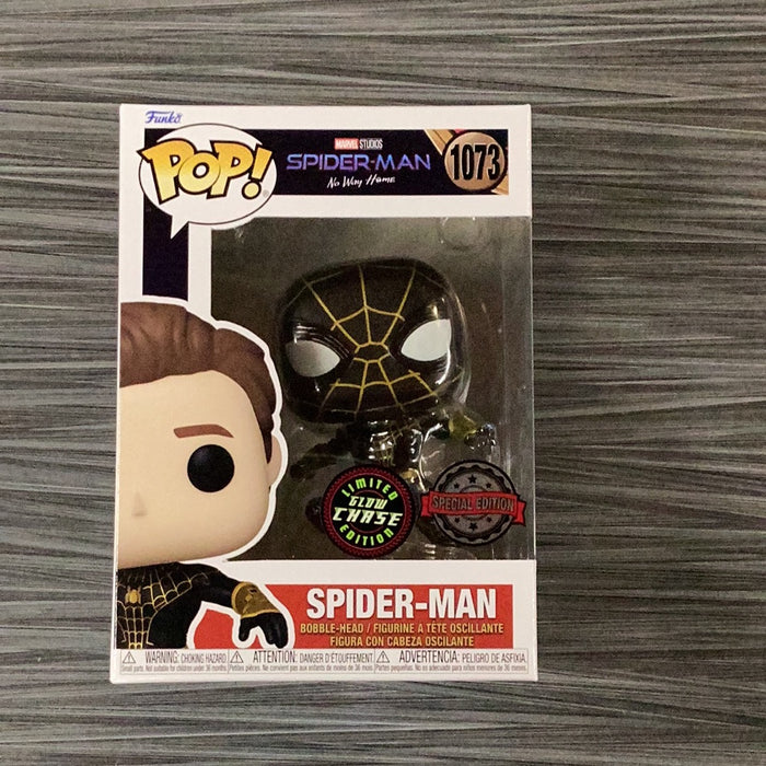 Funko POP! Marvel: Spider-Man No Way Home - Spider-Man (CHASE)(Original Special Edition Sticker)(Damaged Box) #1073