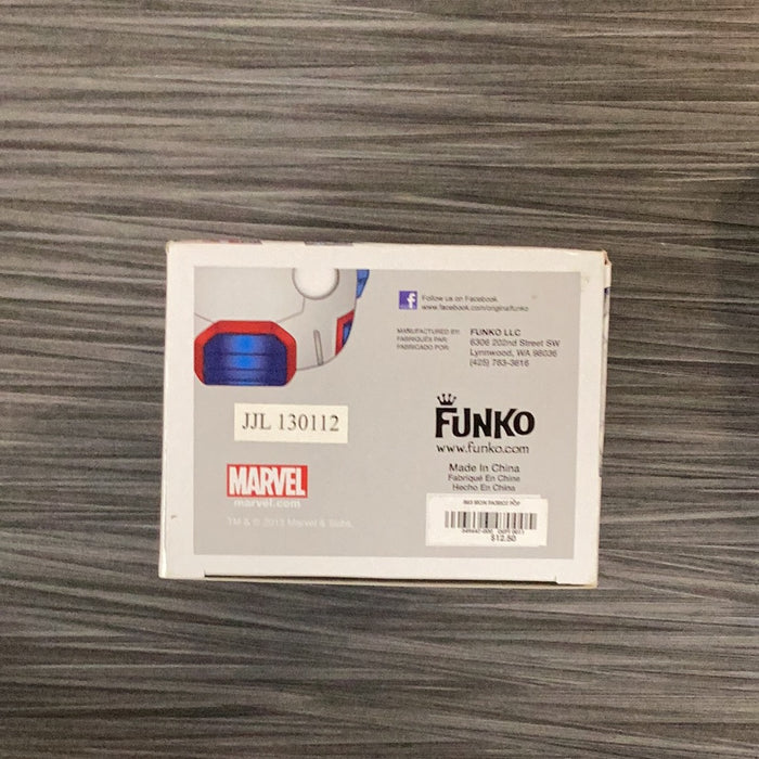 Funko POP! Marvel: Iron Man 3 - Iron Patriot (Missing Sticker)(Damaged Box) #25