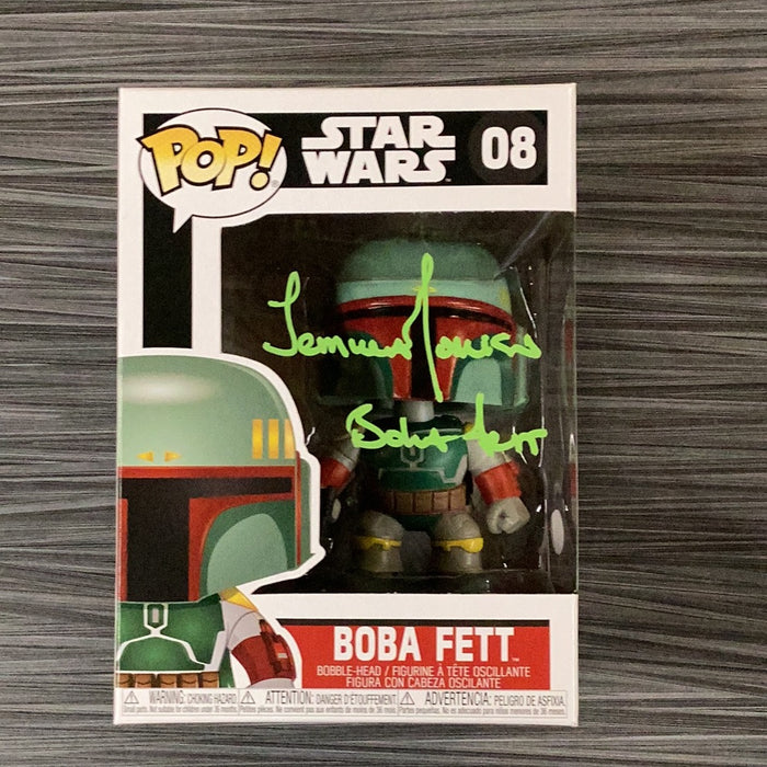Funko POP! Star Wars: Boba Fett (Signed/Temuera Morrison/JSA) #08