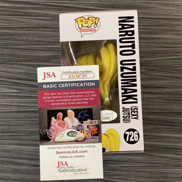 Funko POP! Animation: Naruto Shippuden - Naruto Uzumaki [Sexy Jutsu](BoxLunch)(Signed/Maile Flanagan/JSA) #726