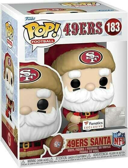 Funko POP! Football: 49ers Santa (Fanatics)(Damaged Box) #183