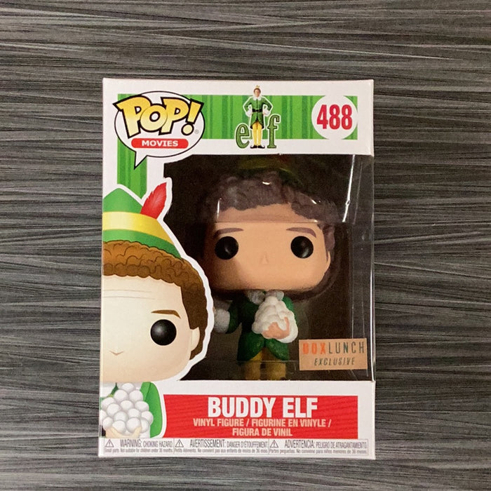 Funko POP! Movies: Elf - Buddy Elf w/ Snowballs (Box Lunch)(Damaged Box)[B] #488