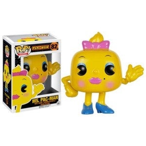 Funko POP! Games: Pac-Man - Ms. Pac-Man (Damaged Box) #82