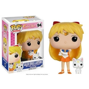 Funko POP! Animation: Sailor Moon - Sailor Venus & Artemis (Damaged Box) #94