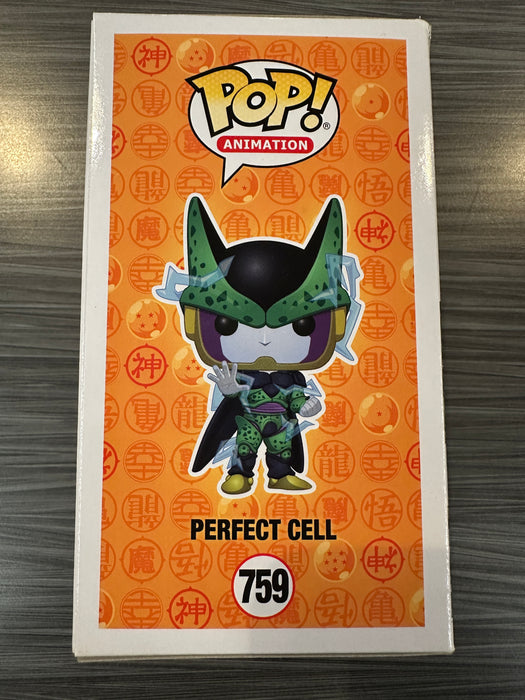 Funko POP! Animation: Dragon Ball Z - Perfect Cell (GiTD)(2020 Spring Convention)(Damaged Box)[B] #759