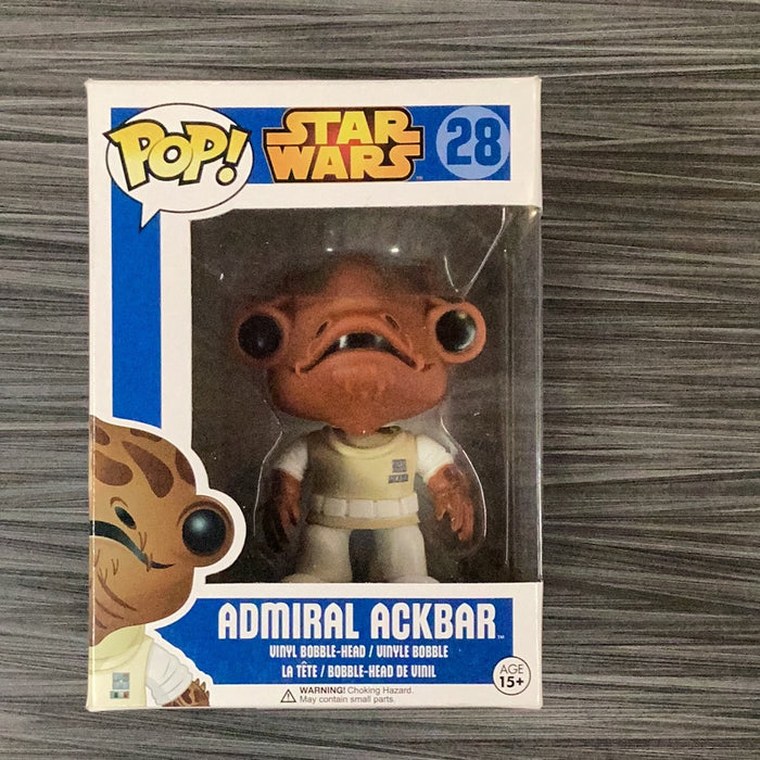 Funko POP! Star Wars: Admiral Ackbar  (Damaged Box) #28