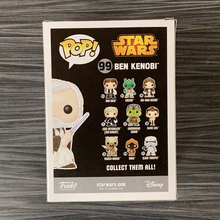 Funko POP! Star Wars: Ben Kenobi (Smuggler's Bounty Exclusive)(Damaged Box)[C] #99