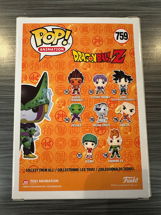 Funko POP! Animation: Dragon Ball Z - Perfect Cell (GiTD)(2020 Spring Convention)(Damaged Box)[C] #759