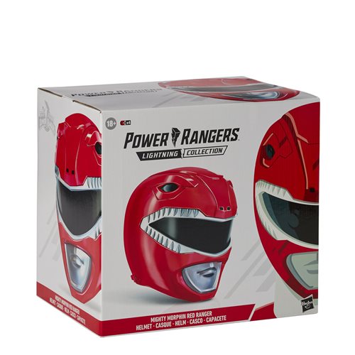 Power Rangers Lightning Collection Premium Red Ranger Helmet Prop Replica