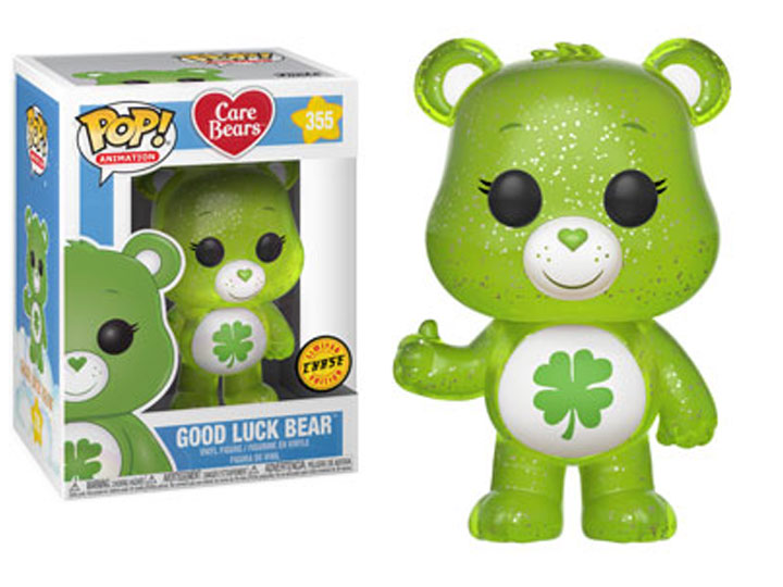 Funko POP! Animation: Care Bears - Good Luck Bear (CHASE)(Damaged Box) #355