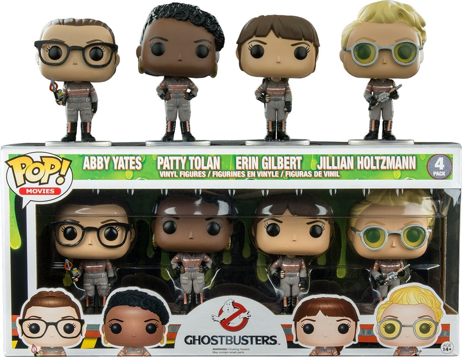Funko POP! Movies: Ghostbusters - Abby Yates/Patty Tolan/Erin Gilbert/Jillian Holtzmann (FYE)(Damaged Box) [4 Pack]
