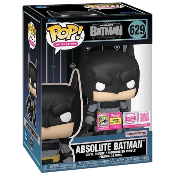 Funko POP! Limited Edition: Heroes - Absolute Batman (2026 SDCC)(Legendary 1000 PCS) #629