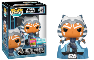 Funko POP! Limited Edition: Star Wars - Ahsoka Tano [Kyber Crystal] (2026 Summer Convention)(Funko Sticker/9500 PCS)(Damaged Box) #849