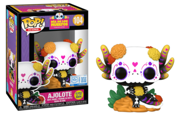 Funko POP! Icons: Dia De Los Muertos - Ajolote (Funko Sticker/Entertainment Earth)(GiTD) #104