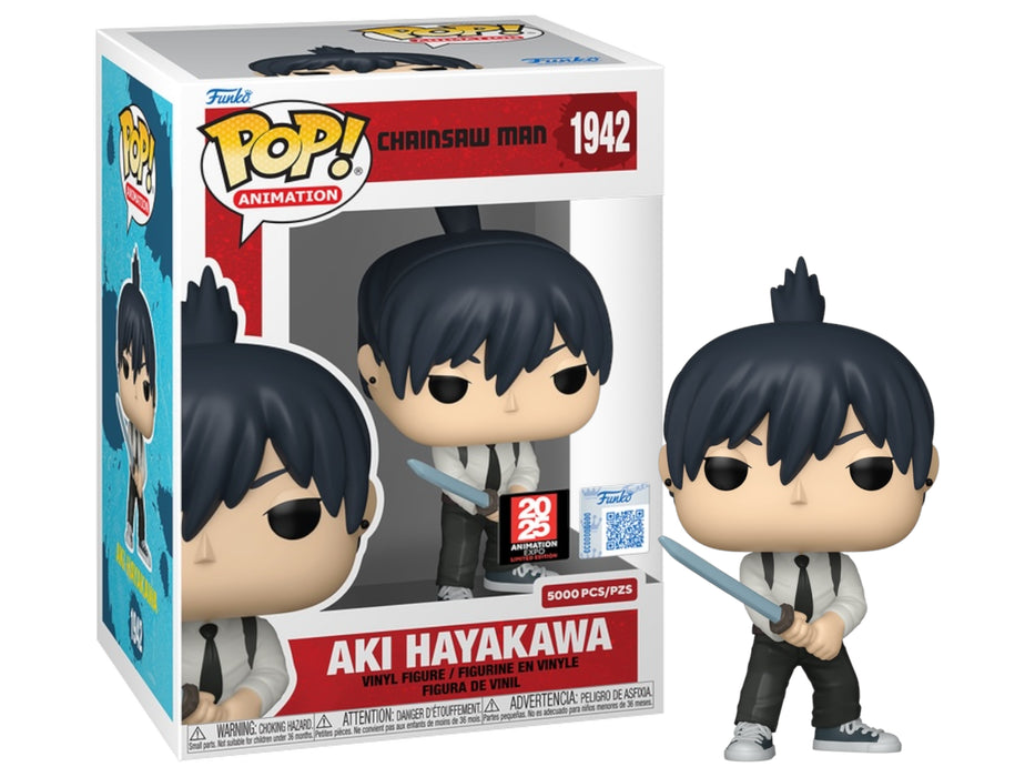 Funko POP! Animation: Chainsaw Man - Aki Hayakawa (2025 Anime Expo/Shared)(5000 PCS) #1942