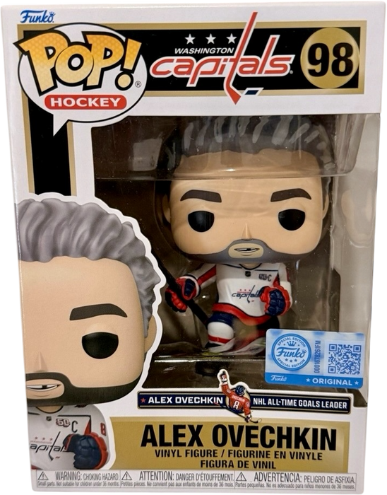 Funko POP! Hockey: Wahington Capitals - Alex Ovechkin (Funko Sticker/Funko)(Damaged Box) #98
