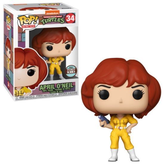 Funko POP! Retro Toys: Teenage Mutant Ninja Turtles - April O'Neil (Specialty Series)(Damaged Box) #34