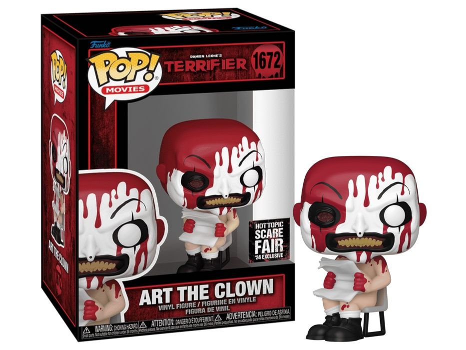 Funko POP! Movies: Terrifier - Art The Clown (2024 Hot Topic Scare Fair)(Damaged Box) #1672