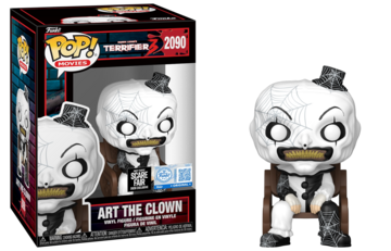Funko POP! Movies: Terrifier 3 - Art The Clown (Funko Sticker/Hot Topic)(Damaged Box) #2090