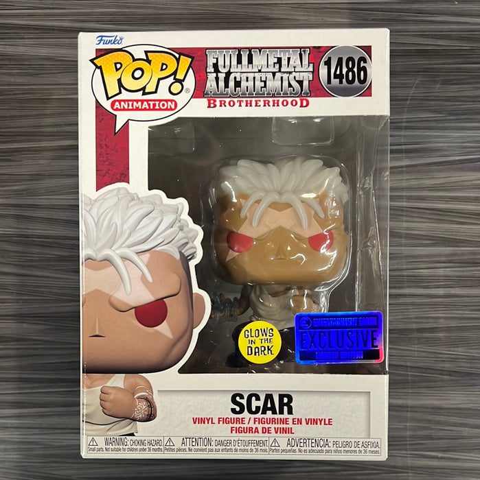 Funko POP! Animation: Fullmetal Alchemist Brotherhood - Scar (GiTD)(Entertainment Earth) #1486