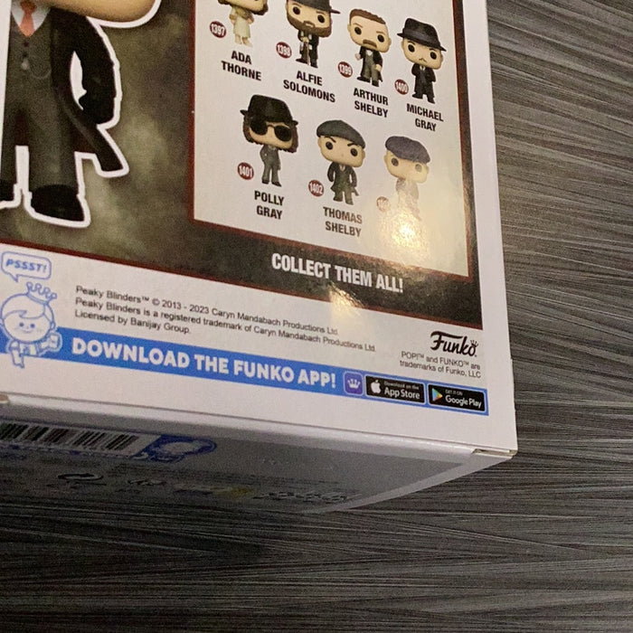 Funko POP! Television: Peaky Blinders - Thomas Shelby (CHASE)(Missing Sticker)(Damaged Box)[A]  #1402