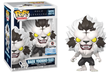 Funko POP! Animation: Solo Leveling - Baek Yoonho [Silver Mane](Funko Sticker/Chalice Pre-Release)(Flocked) #2273