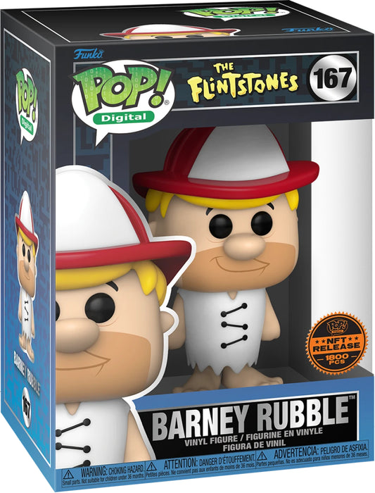 Funko POP! Digital: The Flintstones - Barney Rubble (NFT Release)(1800 PCS)(Damaged Box) #167