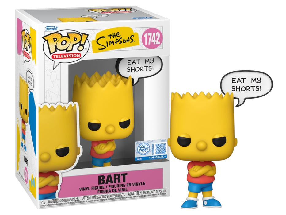 Funko POP! Television: The Simpsons - Bart (Specialty Series/Funko Sticker) #1742
