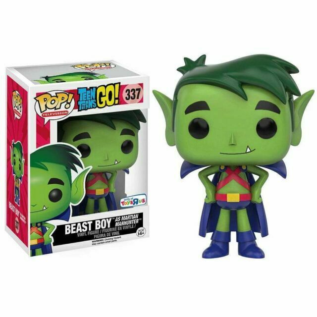 Funko POP! Television: Teen Titans Go - Beast Boy (Toys R Us)(Damaged Box) #337