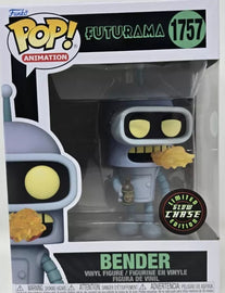 Funko POP! Animation: Futurama - Bender (GiTD)(CHASE)(Damaged Box) #1757