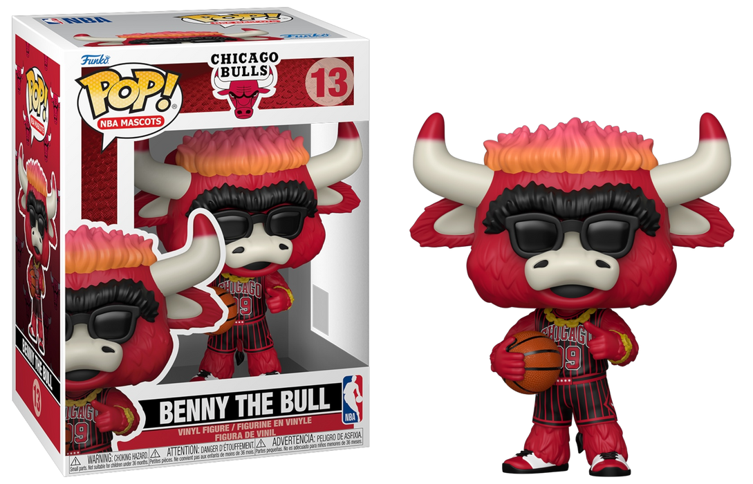 Funko POP! NBA Mascots: Chicago Bulls - Benny The Bull #13