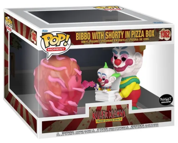 Funko POP! Moments: Killer Klowns From Outer Space - Bibbo with Shorty in Pizza Box (Spirit) #1362