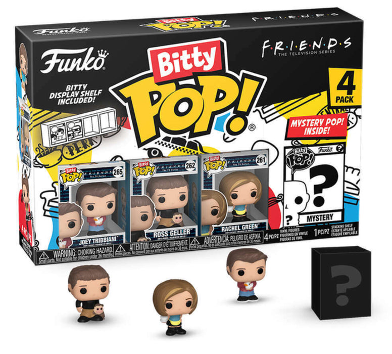 Funko Bitty POP! Television: Friends - Joey Tribbiani/Ross Geller/Rachel Green [4-Pack]