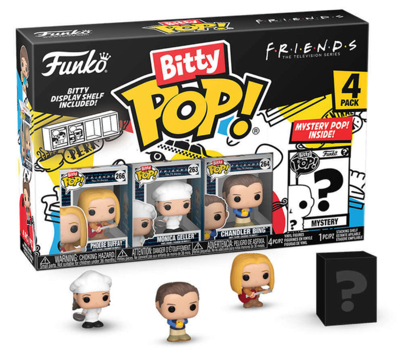Funko Bitty POP! Television: Friends - Phoebe Buffay/Monica Geller/Chandler Bing [4-Pack]