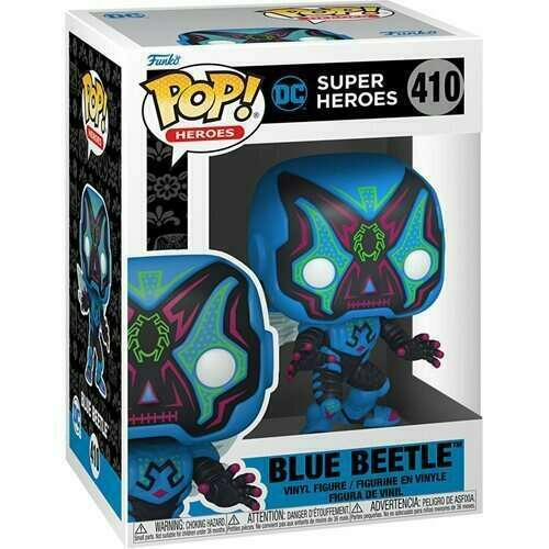 Funko POP! Heroes: DC Super Heros - Blue Beetle (Dia De Los DC) #410