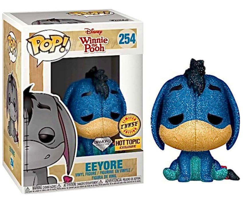 Funko POP! Disney: Winnie The Pooh - Eeyore (CHASE)(Diamond)(Hot Topic) #254