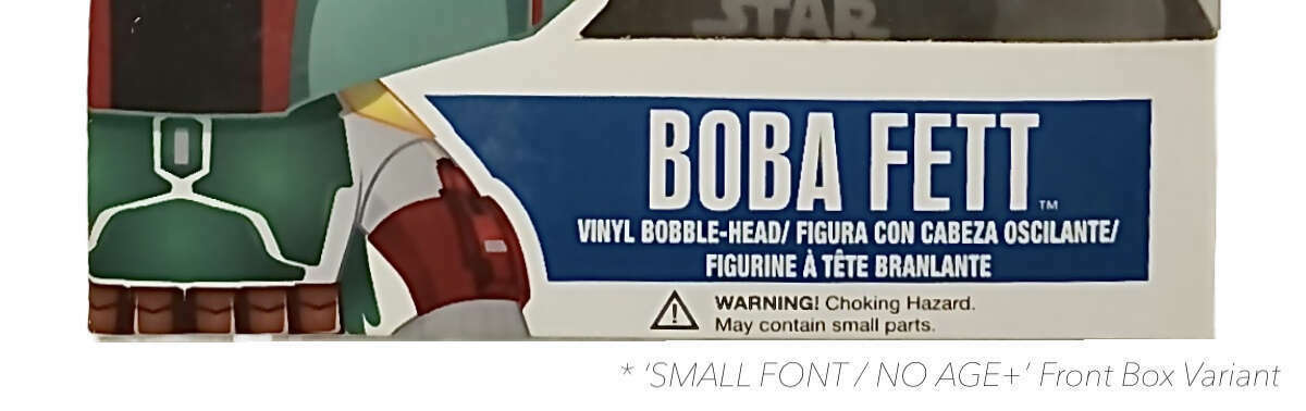 Funko POP! Star Wars: Boba Fett [Blue Box][Small Font](Damaged Box) #08