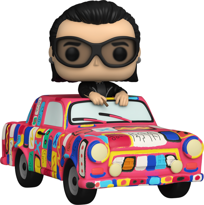 Funko POP Rides! U2 - Bono w/ Achtung Baby Car (Damaged Box) #293