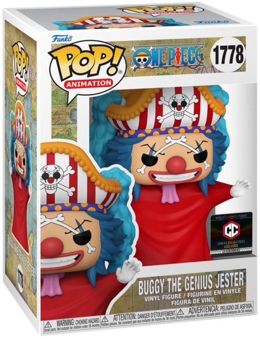 Funko POP! Animation: One Piece - Buggy The Genius Jester (Chalice)(Damaged Box) #1778