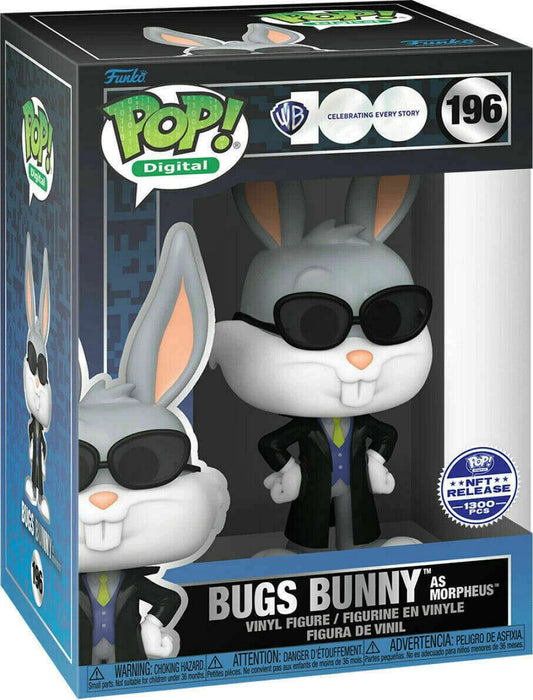 Funko POP! Digital: WB 100th Anniversary - Bugs Bunny As Morpheus (NFT Release)(1300 PCS) #196