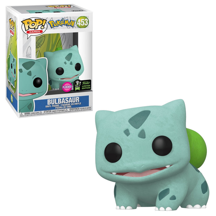 Funko POP! Games: Pokemon - Bulbasaur (Flocked)(2020 ECCC)(Damaged Box) [A] #453