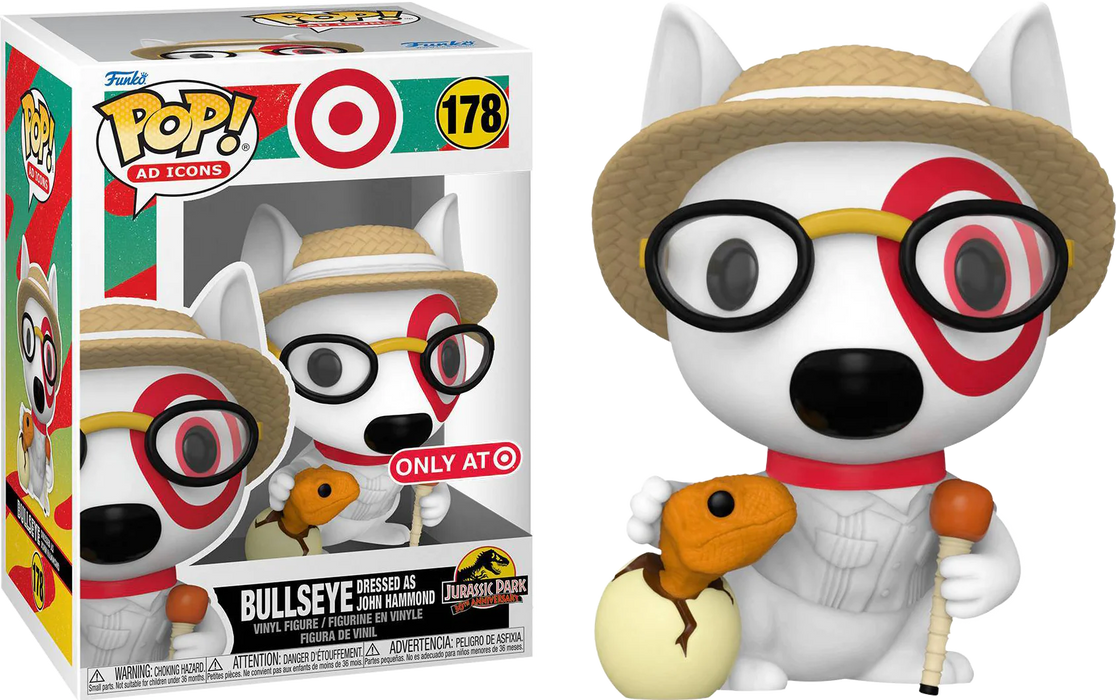 Funko POP! AD Icons: Bullseye [As John Hammond](Target)(Damaged Box) #178