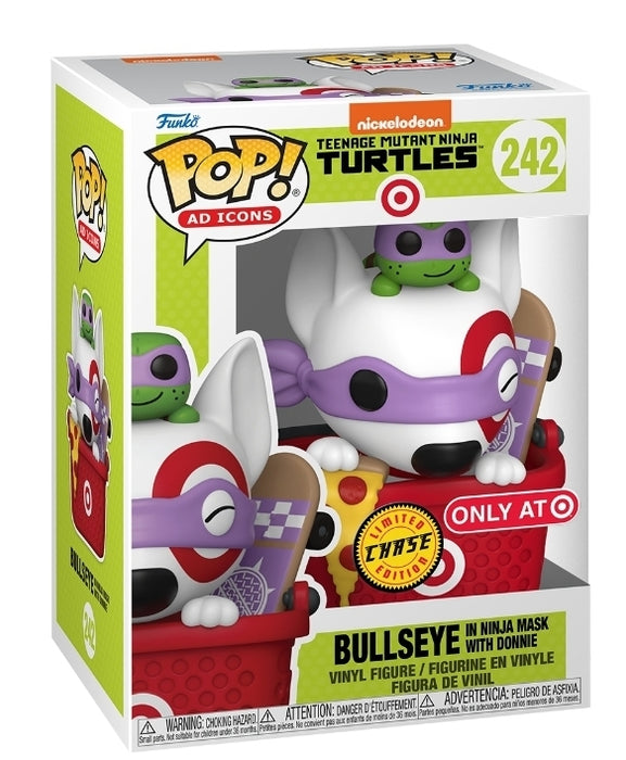 Funko POP! Ad Icons: Teenage Mutant Ninja Turtles - Bullseye In Ninja Mask With Donnie (CHASE)(Target)(Damaged Box) #242